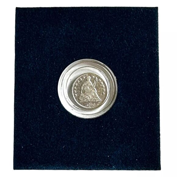 U.S. Seated Liberty Half Dime Collector's Coin (1837-1873) - Picture 5 of 6